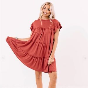 IMPRESSIONS BOUTIQUE pink dress